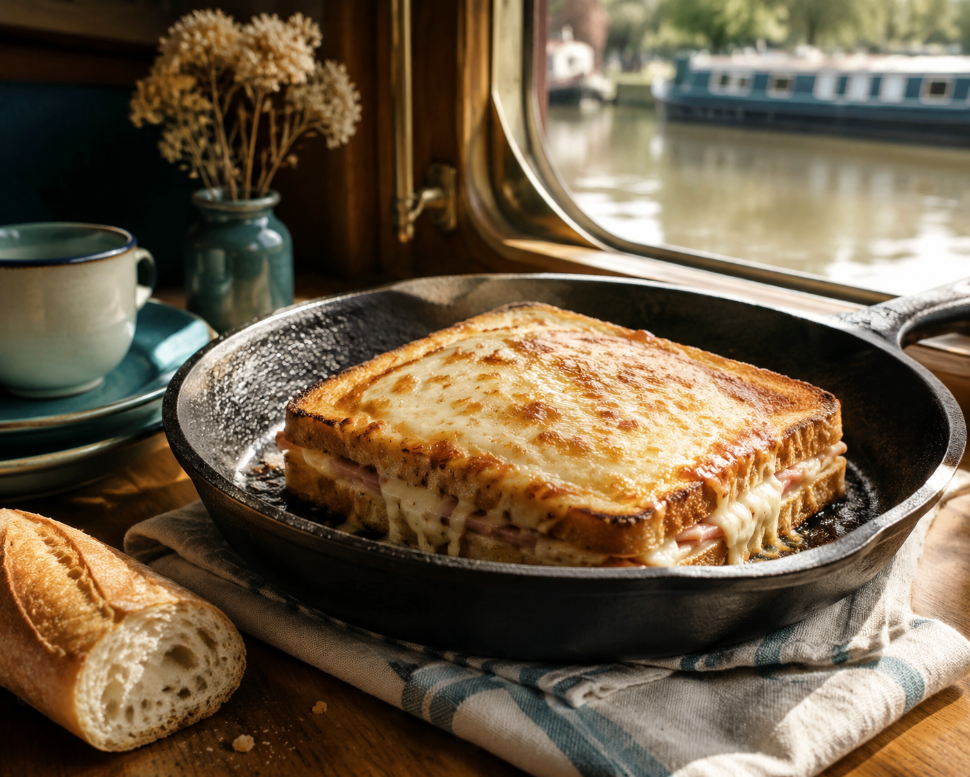 Croque Monsieur aus der Pfanne
